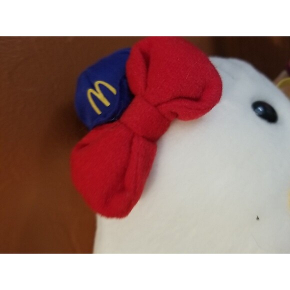 Vintage 2000 MCDONALD'S Crew Wedding HELLO KITTY Plush 9 in Doll SANRIO NOS - Picture 4 of 7